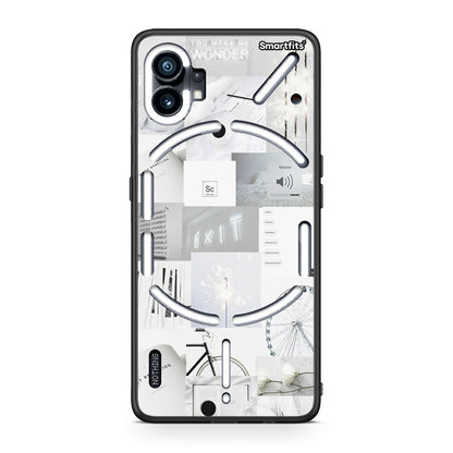 Nothing Phone 1 Collage Make Me Wonder Θήκη Αγίου Βαλεντίνου από τη Smartfits με σχέδιο στο πίσω μέρος και μαύρο περίβλημα | Smartphone case with colorful back and black bezels by Smartfits