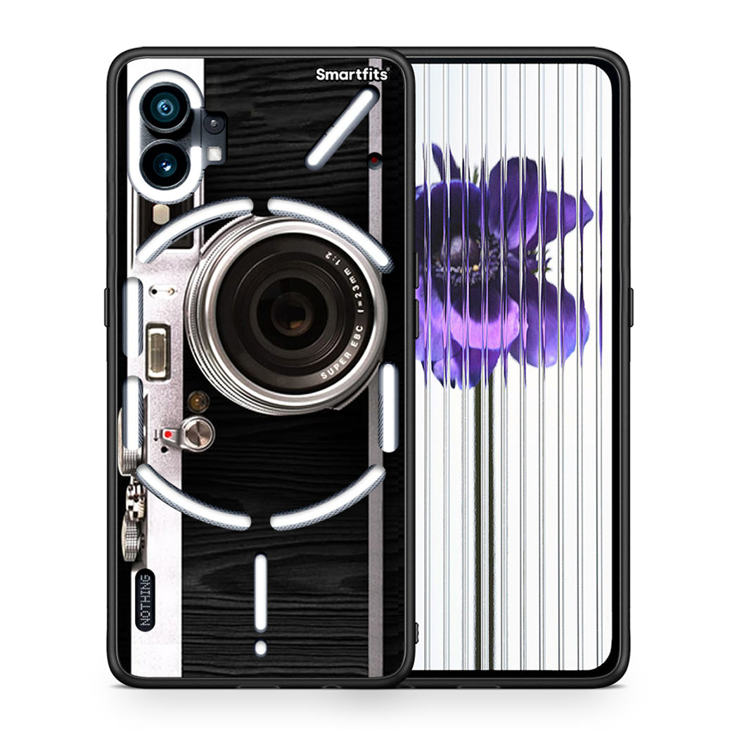 Θήκη Nothing Phone 1 Emily In Paris από τη Smartfits με σχέδιο στο πίσω μέρος και μαύρο περίβλημα | Nothing Phone 1 Emily In Paris case with colorful back and black bezels