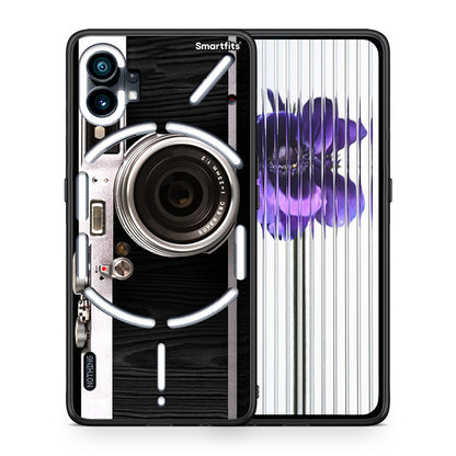 Θήκη Nothing Phone 1 Emily In Paris από τη Smartfits με σχέδιο στο πίσω μέρος και μαύρο περίβλημα | Nothing Phone 1 Emily In Paris case with colorful back and black bezels