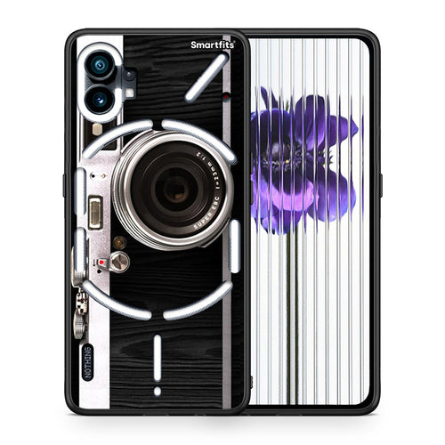 Θήκη Nothing Phone 1 Emily In Paris από τη Smartfits με σχέδιο στο πίσω μέρος και μαύρο περίβλημα | Nothing Phone 1 Emily In Paris case with colorful back and black bezels