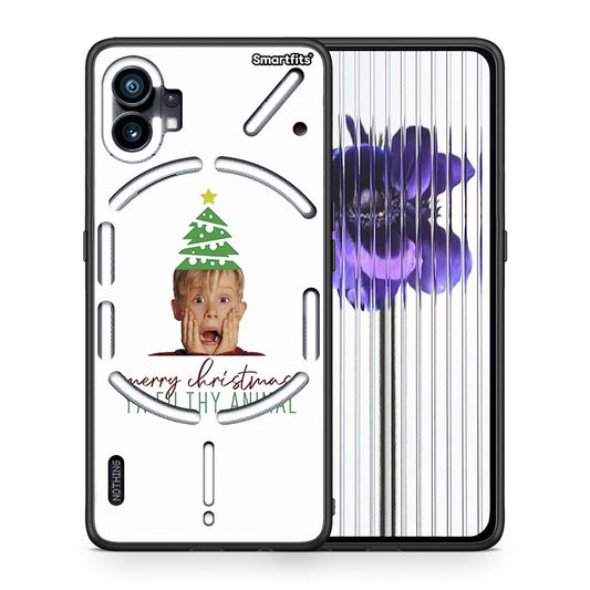 Θήκη Nothing Phone 1 Filthy Animal από τη Smartfits με σχέδιο στο πίσω μέρος και μαύρο περίβλημα | Nothing Phone 1 Filthy Animal case with colorful back and black bezels