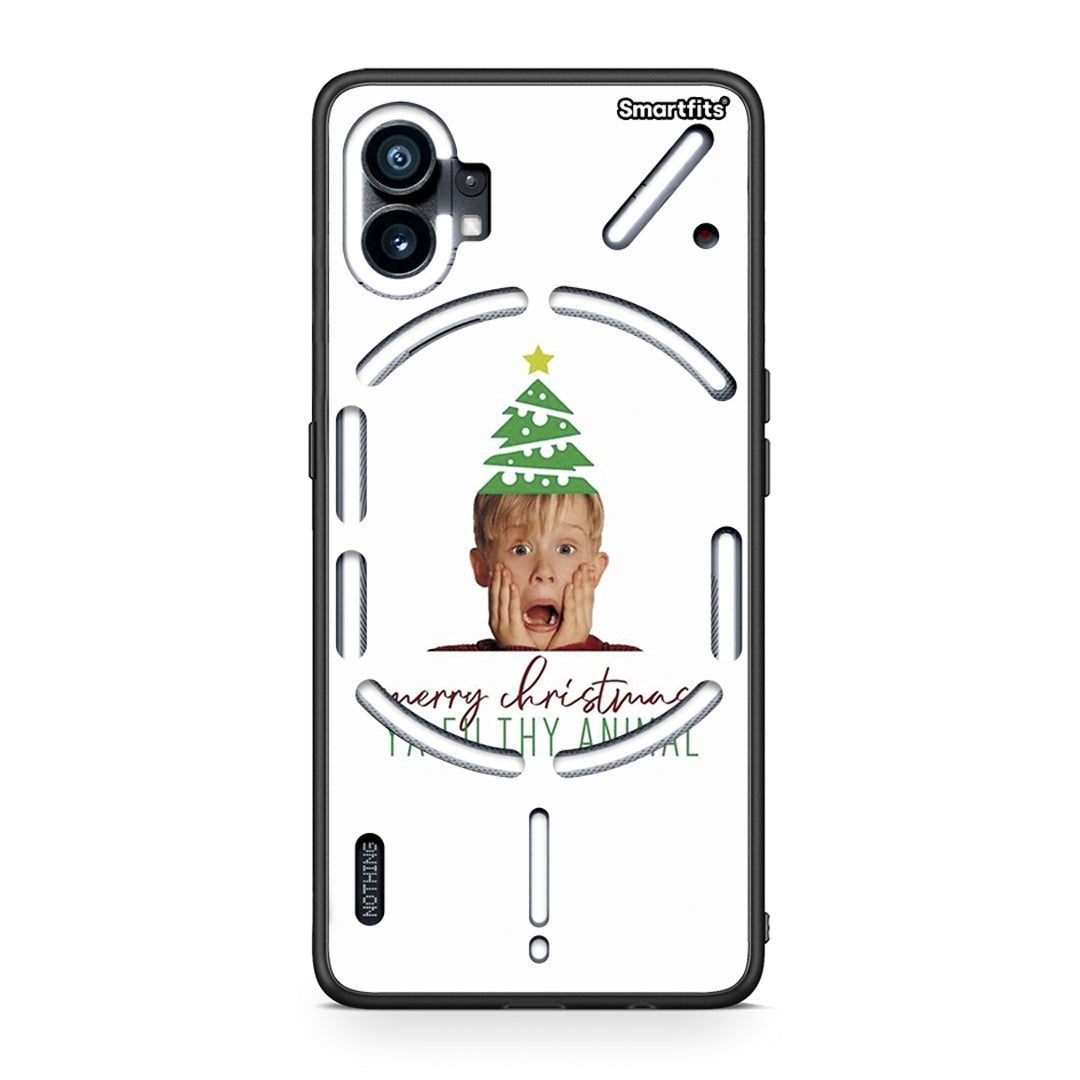 Nothing Phone 1 Filthy Animal θήκη από τη Smartfits με σχέδιο στο πίσω μέρος και μαύρο περίβλημα | Smartphone case with colorful back and black bezels by Smartfits