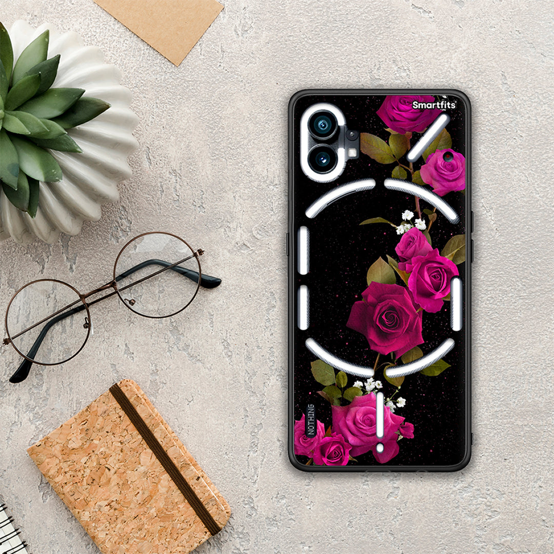 130 Flower Red Roses - Nothing Phone 1 θήκη
