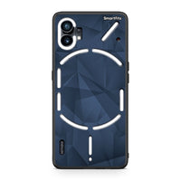 Thumbnail for 39 - Nothing Phone 1 Blue Abstract Geometric case, cover, bumper