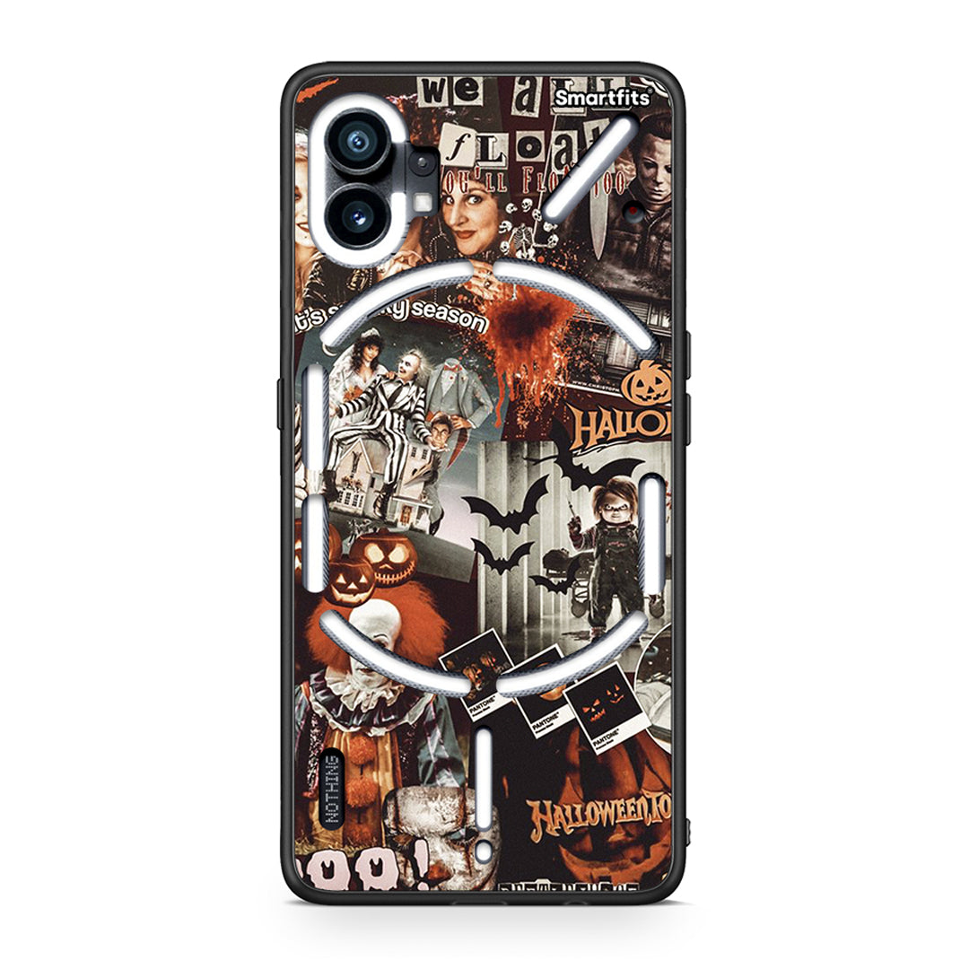 Nothing Phone 1 Halloween Spooky Season Θήκη από τη Smartfits με σχέδιο στο πίσω μέρος και μαύρο περίβλημα | Smartphone case with colorful back and black bezels by Smartfits