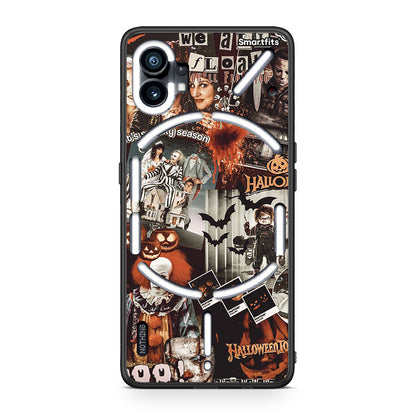 Nothing Phone 1 Halloween Spooky Season Θήκη από τη Smartfits με σχέδιο στο πίσω μέρος και μαύρο περίβλημα | Smartphone case with colorful back and black bezels by Smartfits