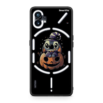 Nothing Phone 1 Halloween Stitch θήκη από τη Smartfits με σχέδιο στο πίσω μέρος και μαύρο περίβλημα | Smartphone case with colorful back and black bezels by Smartfits