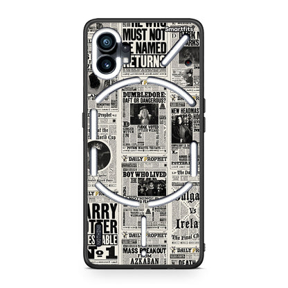 Nothing Phone 1 Harry Paper θήκη από τη Smartfits με σχέδιο στο πίσω μέρος και μαύρο περίβλημα | Smartphone case with colorful back and black bezels by Smartfits