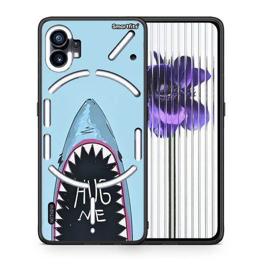 Θήκη Nothing Phone 1 Hug Me από τη Smartfits με σχέδιο στο πίσω μέρος και μαύρο περίβλημα | Nothing Phone 1 Hug Me case with colorful back and black bezels
