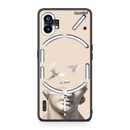 Nothing Phone 1 In Love θήκη από τη Smartfits με σχέδιο στο πίσω μέρος και μαύρο περίβλημα | Smartphone case with colorful back and black bezels by Smartfits