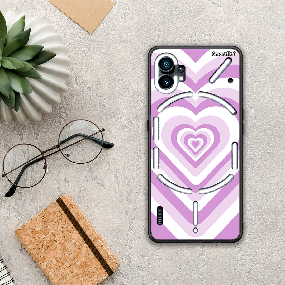 Lilac Hearts - Nothing Phone 1 θήκη