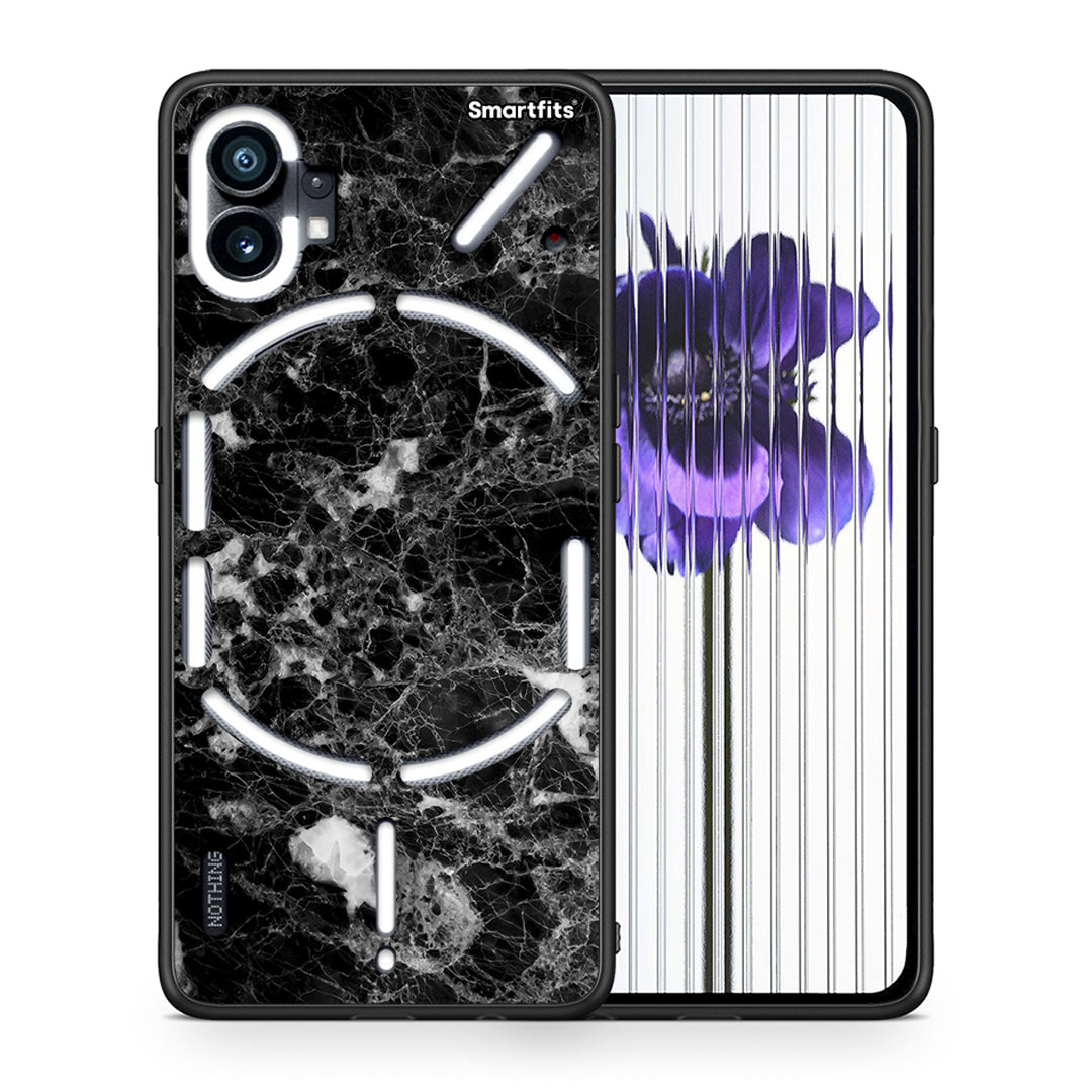 Θήκη Nothing Phone 1 Male Marble από τη Smartfits με σχέδιο στο πίσω μέρος και μαύρο περίβλημα | Nothing Phone 1 Male Marble case with colorful back and black bezels
