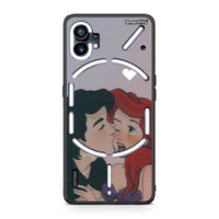 Thumbnail for Nothing Phone 1 Mermaid Love Θήκη Αγίου Βαλεντίνου από τη Smartfits με σχέδιο στο πίσω μέρος και μαύρο περίβλημα | Smartphone case with colorful back and black bezels by Smartfits