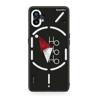 Nothing Phone 1 Minimal Christmas θήκη από τη Smartfits με σχέδιο στο πίσω μέρος και μαύρο περίβλημα | Smartphone case with colorful back and black bezels by Smartfits