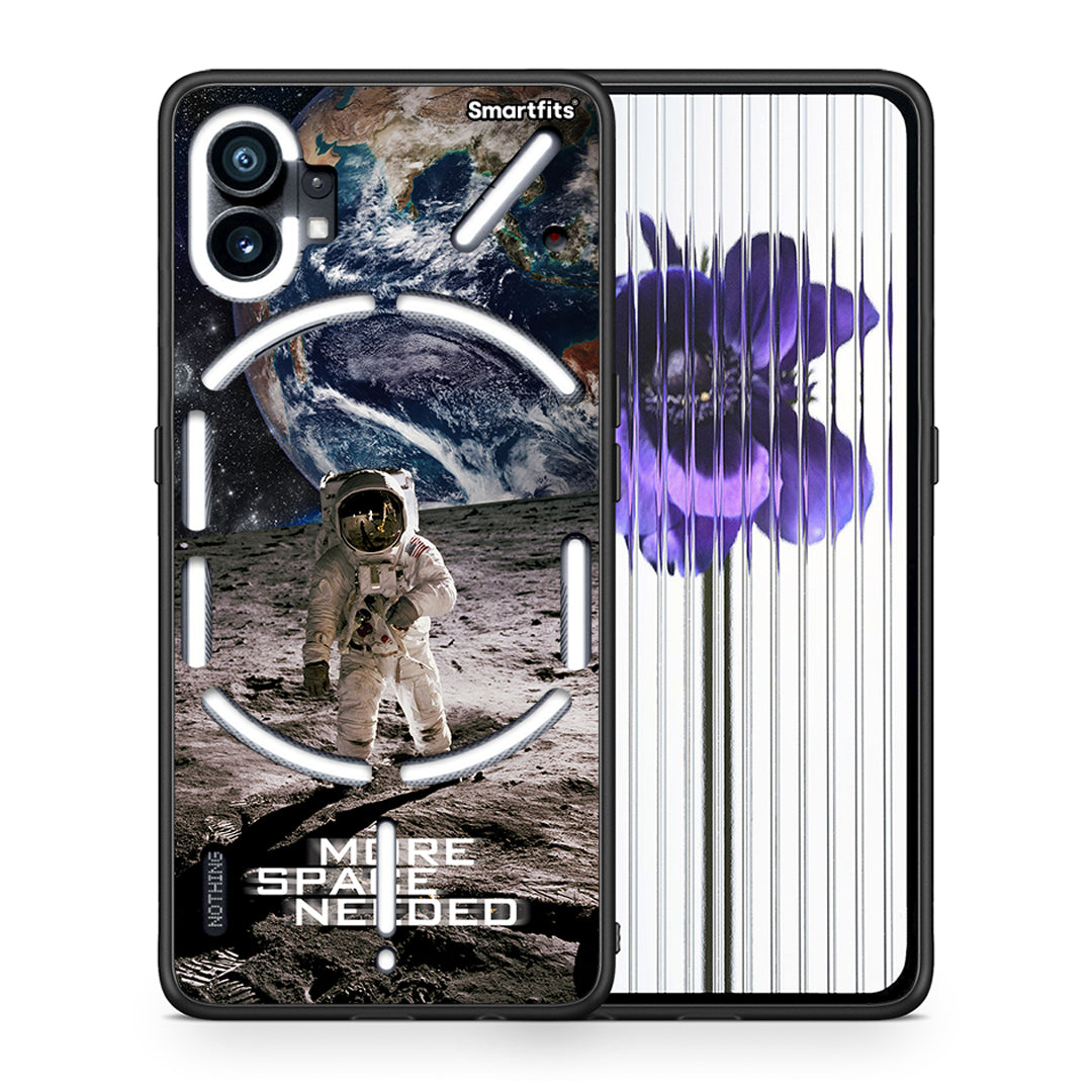 Θήκη Nothing Phone 1 More Space από τη Smartfits με σχέδιο στο πίσω μέρος και μαύρο περίβλημα | Nothing Phone 1 More Space case with colorful back and black bezels