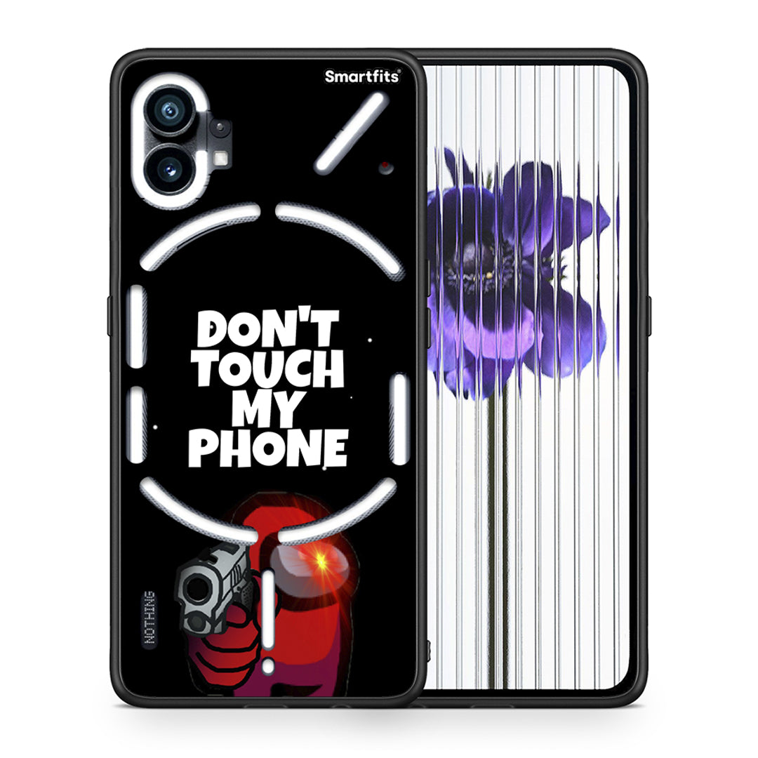 Θήκη Nothing Phone 1 My Phone από τη Smartfits με σχέδιο στο πίσω μέρος και μαύρο περίβλημα | Nothing Phone 1 My Phone case with colorful back and black bezels