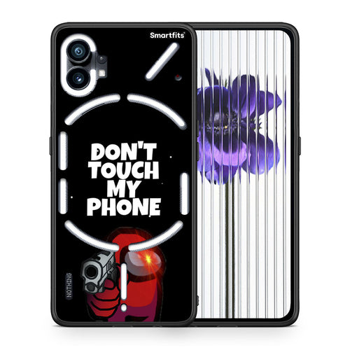 Θήκη Nothing Phone 1 My Phone από τη Smartfits με σχέδιο στο πίσω μέρος και μαύρο περίβλημα | Nothing Phone 1 My Phone case with colorful back and black bezels