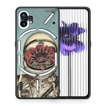Θήκη Nothing Phone 1 Nasa Bloom από τη Smartfits με σχέδιο στο πίσω μέρος και μαύρο περίβλημα | Nothing Phone 1 Nasa Bloom case with colorful back and black bezels