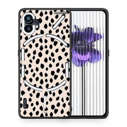 Θήκη Nothing Phone 1 New Polka Dots από τη Smartfits με σχέδιο στο πίσω μέρος και μαύρο περίβλημα | Nothing Phone 1 New Polka Dots case with colorful back and black bezels