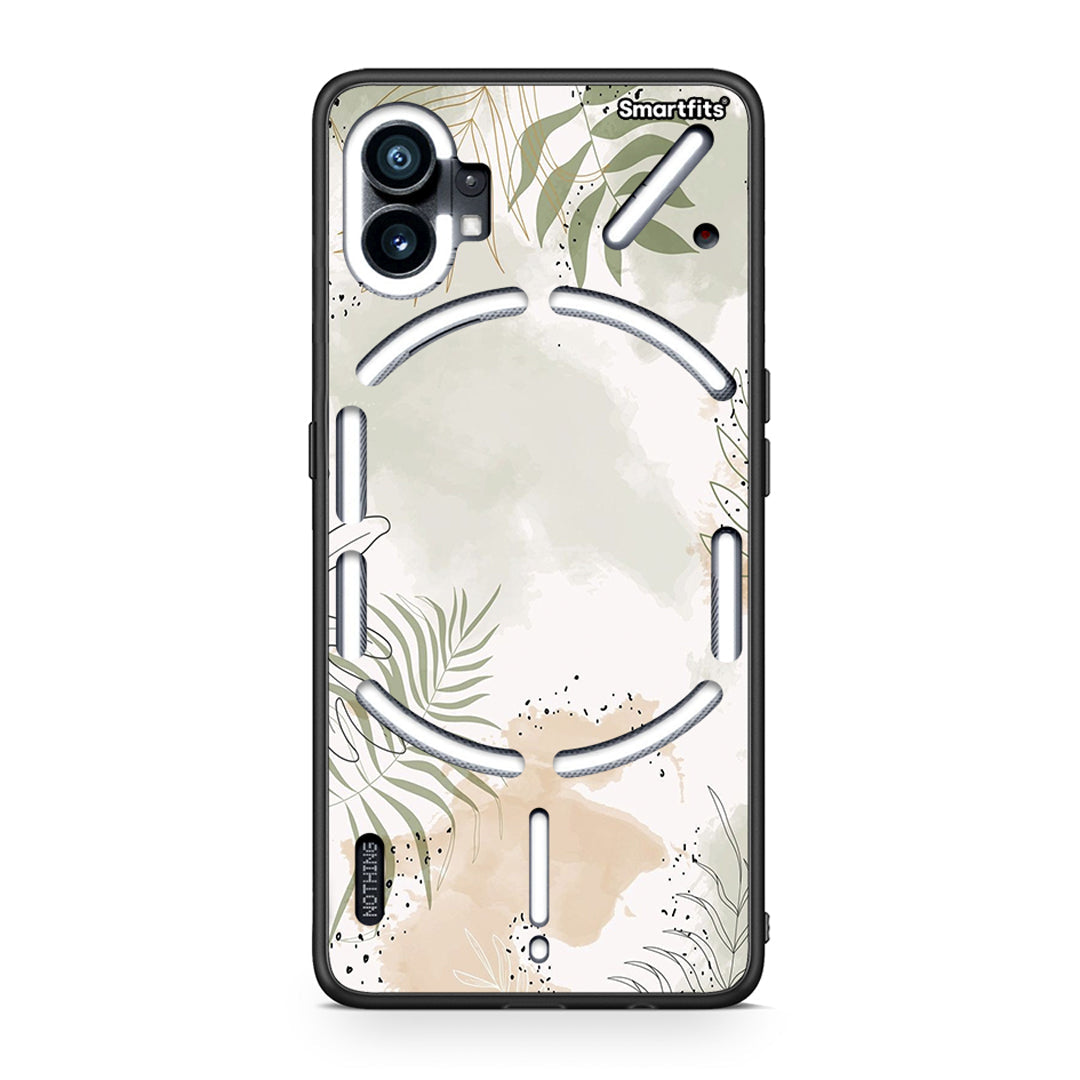 Nothing Phone 1 Nude Plants Θήκη από τη Smartfits με σχέδιο στο πίσω μέρος και μαύρο περίβλημα | Smartphone case with colorful back and black bezels by Smartfits