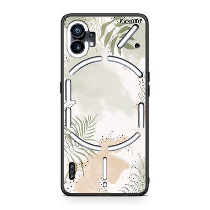 Nothing Phone 1 Nude Plants Θήκη από τη Smartfits με σχέδιο στο πίσω μέρος και μαύρο περίβλημα | Smartphone case with colorful back and black bezels by Smartfits