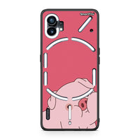 Thumbnail for Nothing Phone 1 Pig Love 1 Θήκη Αγίου Βαλεντίνου από τη Smartfits με σχέδιο στο πίσω μέρος και μαύρο περίβλημα | Smartphone case with colorful back and black bezels by Smartfits