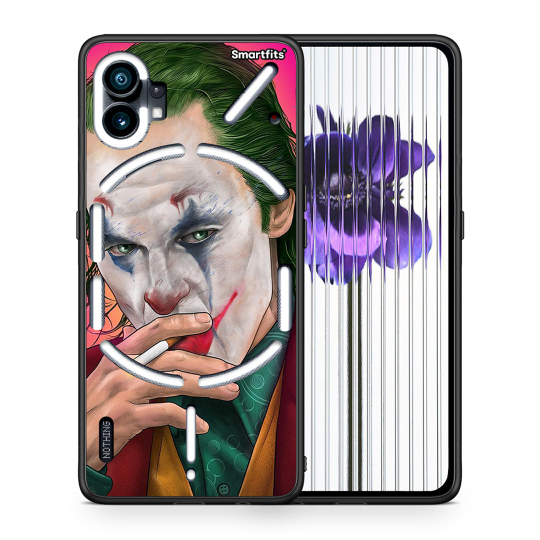 Θήκη Nothing Phone 1 JokesOnU PopArt από τη Smartfits με σχέδιο στο πίσω μέρος και μαύρο περίβλημα | Nothing Phone 1 JokesOnU PopArt case with colorful back and black bezels