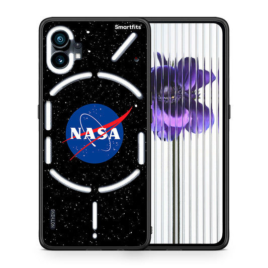 Θήκη Nothing Phone 1 NASA PopArt από τη Smartfits με σχέδιο στο πίσω μέρος και μαύρο περίβλημα | Nothing Phone 1 NASA PopArt case with colorful back and black bezels