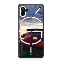 Thumbnail for Nothing Phone 1 Racing Supra θήκη από τη Smartfits με σχέδιο στο πίσω μέρος και μαύρο περίβλημα | Smartphone case with colorful back and black bezels by Smartfits