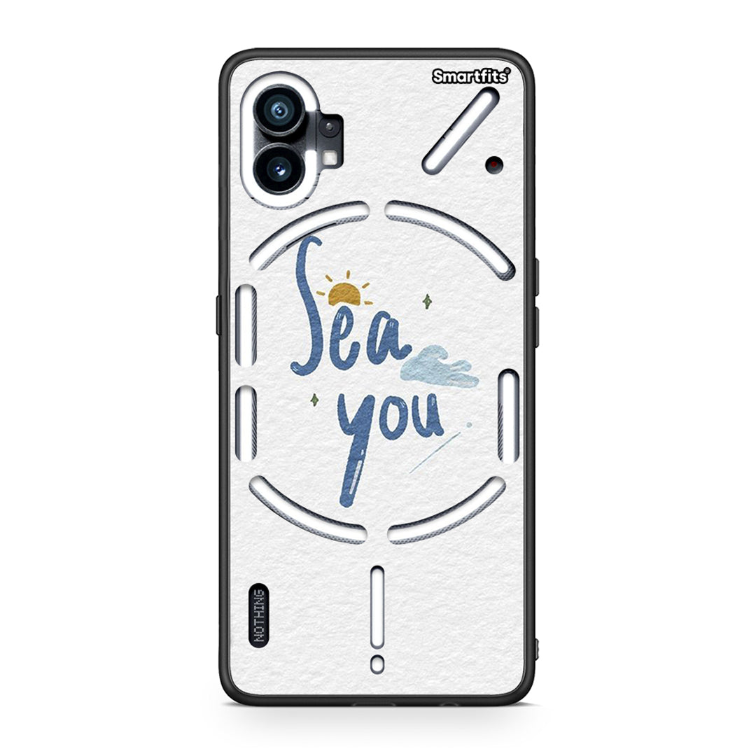 Nothing Phone 1 Sea You Θήκη από τη Smartfits με σχέδιο στο πίσω μέρος και μαύρο περίβλημα | Smartphone case with colorful back and black bezels by Smartfits