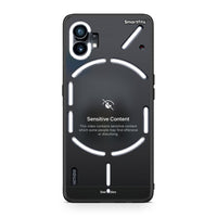 Thumbnail for Nothing Phone 1 Sensitive Content θήκη από τη Smartfits με σχέδιο στο πίσω μέρος και μαύρο περίβλημα | Smartphone case with colorful back and black bezels by Smartfits