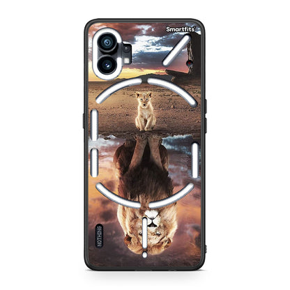 Nothing Phone 1 Sunset Dreams Θήκη Αγίου Βαλεντίνου από τη Smartfits με σχέδιο στο πίσω μέρος και μαύρο περίβλημα | Smartphone case with colorful back and black bezels by Smartfits