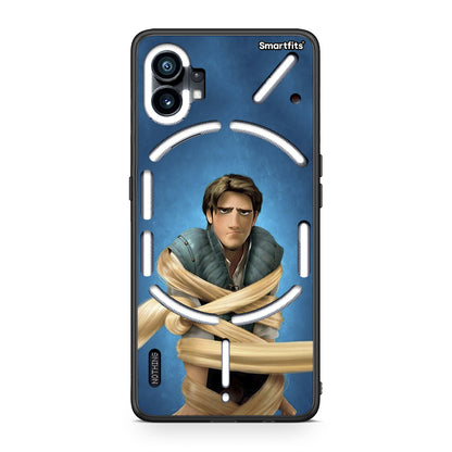 Nothing Phone 1 Tangled 1 Θήκη Αγίου Βαλεντίνου από τη Smartfits με σχέδιο στο πίσω μέρος και μαύρο περίβλημα | Smartphone case with colorful back and black bezels by Smartfits