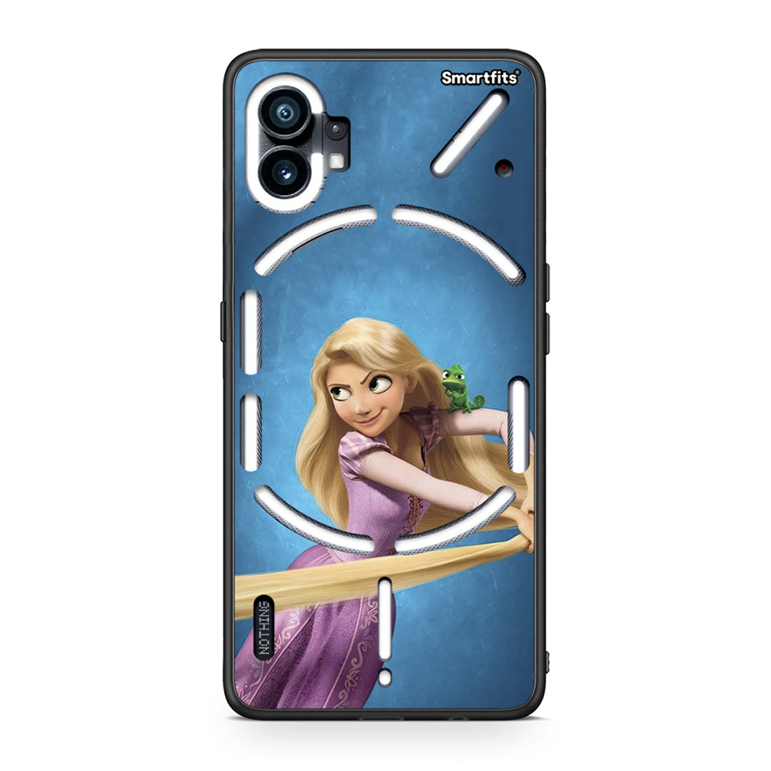 Nothing Phone 1 Tangled 2 Θήκη Αγίου Βαλεντίνου από τη Smartfits με σχέδιο στο πίσω μέρος και μαύρο περίβλημα | Smartphone case with colorful back and black bezels by Smartfits