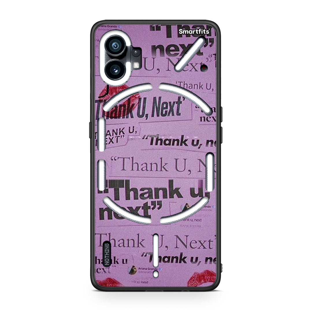 Nothing Phone 1 Thank You Next Θήκη Αγίου Βαλεντίνου από τη Smartfits με σχέδιο στο πίσω μέρος και μαύρο περίβλημα | Smartphone case with colorful back and black bezels by Smartfits