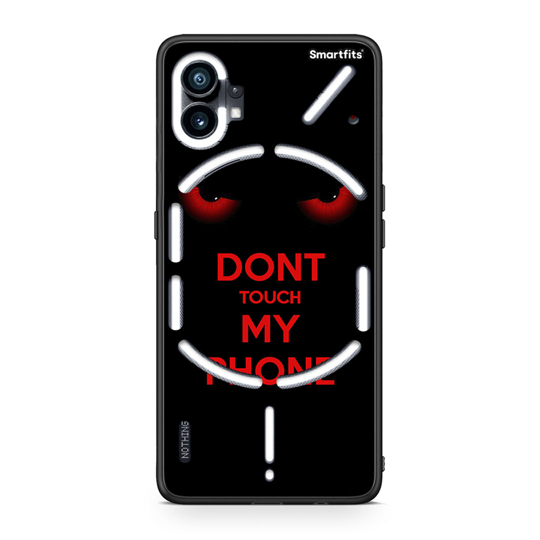 Nothing Phone 1 Touch My Phone Θήκη από τη Smartfits με σχέδιο στο πίσω μέρος και μαύρο περίβλημα | Smartphone case with colorful back and black bezels by Smartfits