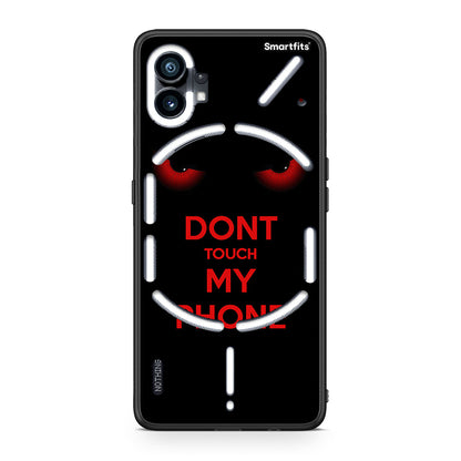 Nothing Phone 1 Touch My Phone Θήκη από τη Smartfits με σχέδιο στο πίσω μέρος και μαύρο περίβλημα | Smartphone case with colorful back and black bezels by Smartfits
