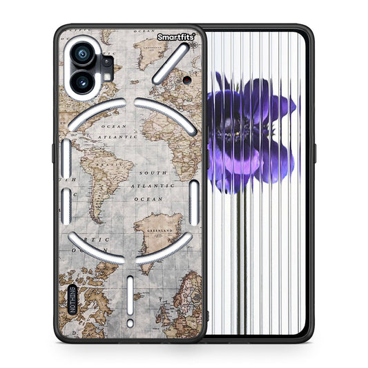 World Map - Nothing Phone 1 θήκη