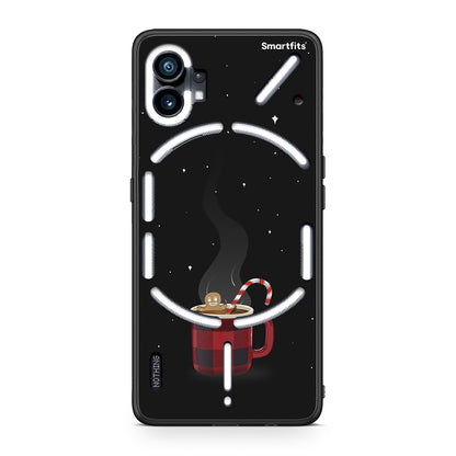 Nothing Phone 1 Xmas Bathing θήκη από τη Smartfits με σχέδιο στο πίσω μέρος και μαύρο περίβλημα | Smartphone case with colorful back and black bezels by Smartfits