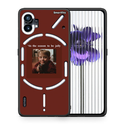 Θήκη Nothing Phone 1 Xmas Ultimate Spirit από τη Smartfits με σχέδιο στο πίσω μέρος και μαύρο περίβλημα | Nothing Phone 1 Xmas Ultimate Spirit case with colorful back and black bezels