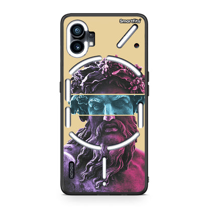 Nothing Phone 1 Zeus Art Θήκη Αγίου Βαλεντίνου από τη Smartfits με σχέδιο στο πίσω μέρος και μαύρο περίβλημα | Smartphone case with colorful back and black bezels by Smartfits