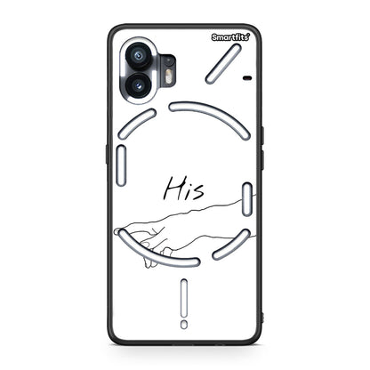 Nothing Phone 2 Aeshetic Love 2 Θήκη Αγίου Βαλεντίνου από τη Smartfits με σχέδιο στο πίσω μέρος και μαύρο περίβλημα | Smartphone case with colorful back and black bezels by Smartfits