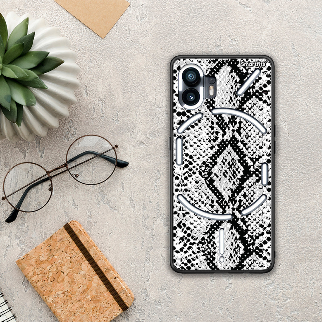 Animal White Snake - Nothing Phone 2 θήκη