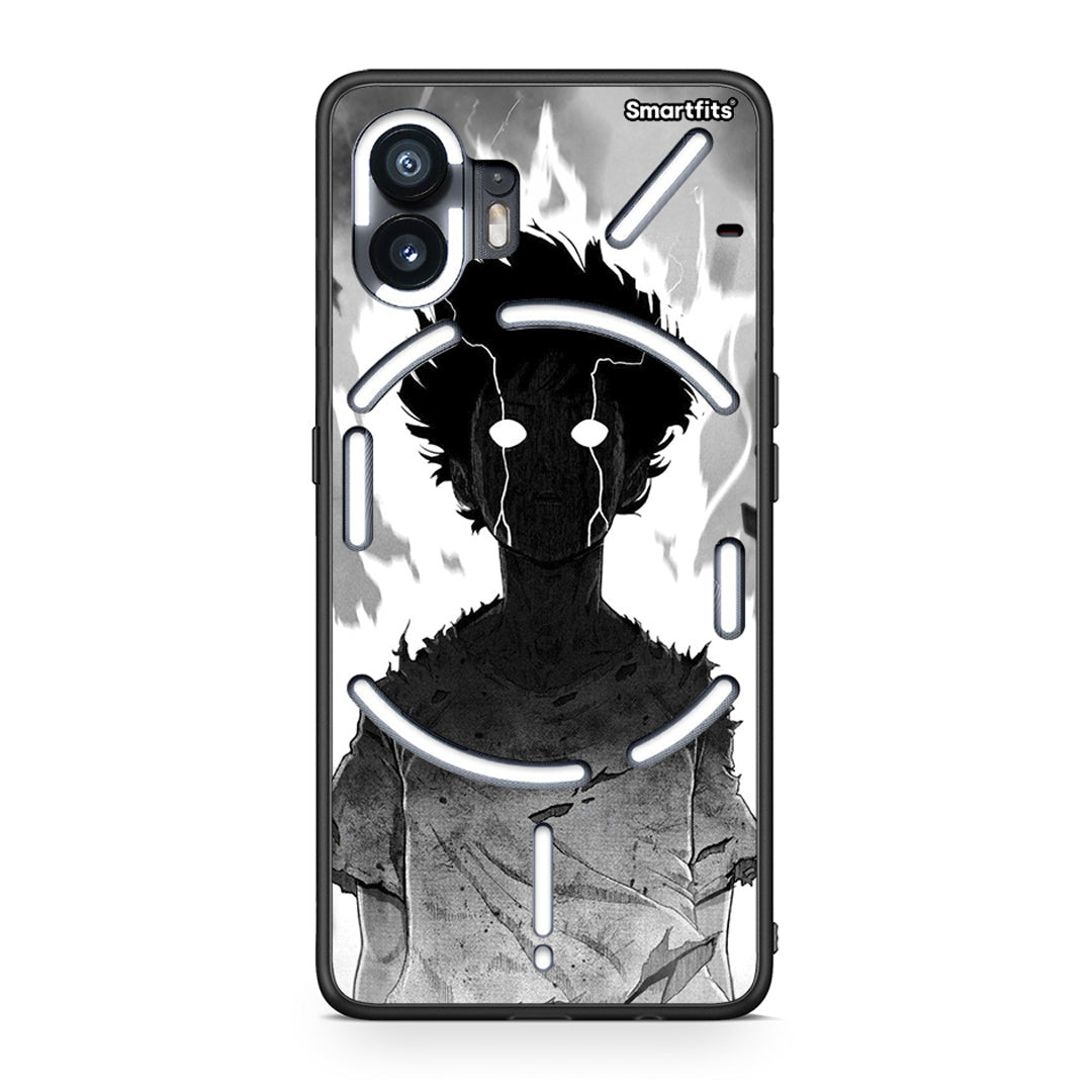 Nothing Phone 2 Anime Boy Θήκη από τη Smartfits με σχέδιο στο πίσω μέρος και μαύρο περίβλημα | Smartphone case with colorful back and black bezels by Smartfits