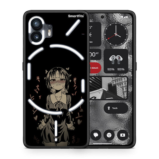 Θήκη Nothing Phone 2 Anime Girl από τη Smartfits με σχέδιο στο πίσω μέρος και μαύρο περίβλημα | Nothing Phone 2 Anime Girl case with colorful back and black bezels