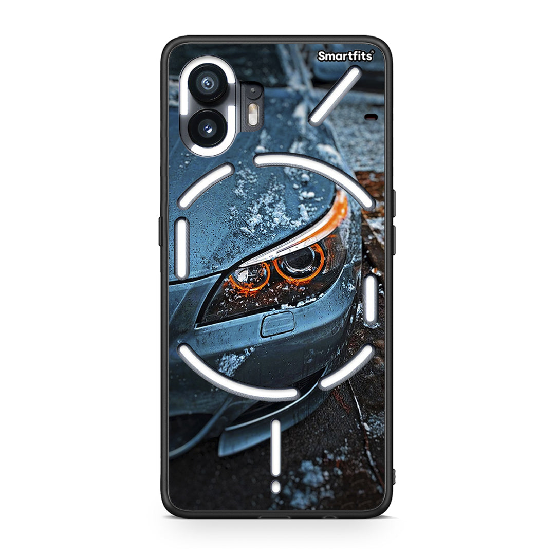 Nothing Phone 2 Bmw E60 Θήκη από τη Smartfits με σχέδιο στο πίσω μέρος και μαύρο περίβλημα | Smartphone case with colorful back and black bezels by Smartfits