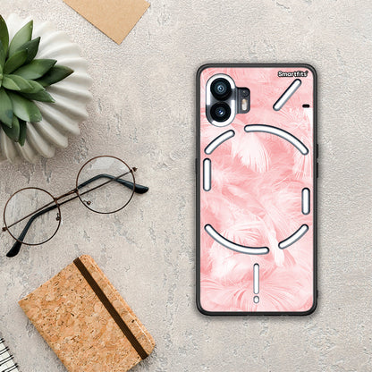 Boho Pink Feather - Nothing Phone 2 θήκη