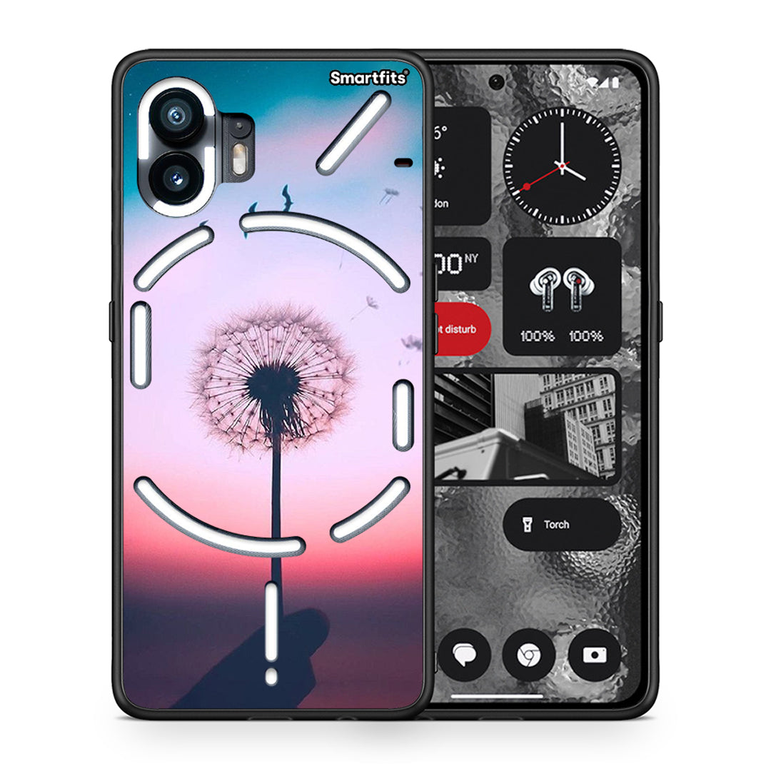 Θήκη Nothing Phone 2 Wish Boho από τη Smartfits με σχέδιο στο πίσω μέρος και μαύρο περίβλημα | Nothing Phone 2 Wish Boho case with colorful back and black bezels
