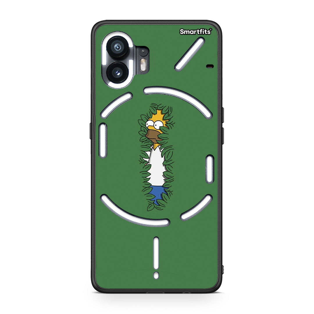 Nothing Phone 2 Bush Man Θήκη Αγίου Βαλεντίνου από τη Smartfits με σχέδιο στο πίσω μέρος και μαύρο περίβλημα | Smartphone case with colorful back and black bezels by Smartfits