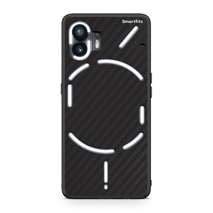 Nothing Phone 2 Carbon Black θήκη από τη Smartfits με σχέδιο στο πίσω μέρος και μαύρο περίβλημα | Smartphone case with colorful back and black bezels by Smartfits